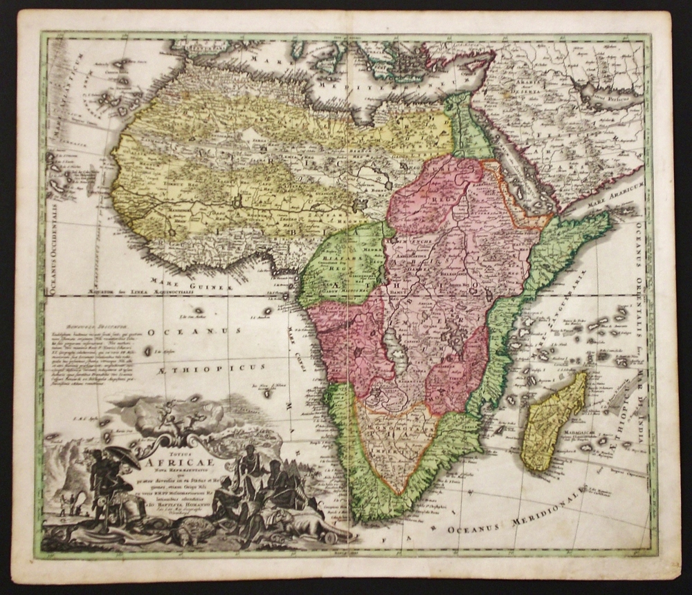 HOMANN Totius Africae nova repraesentatio (1716)