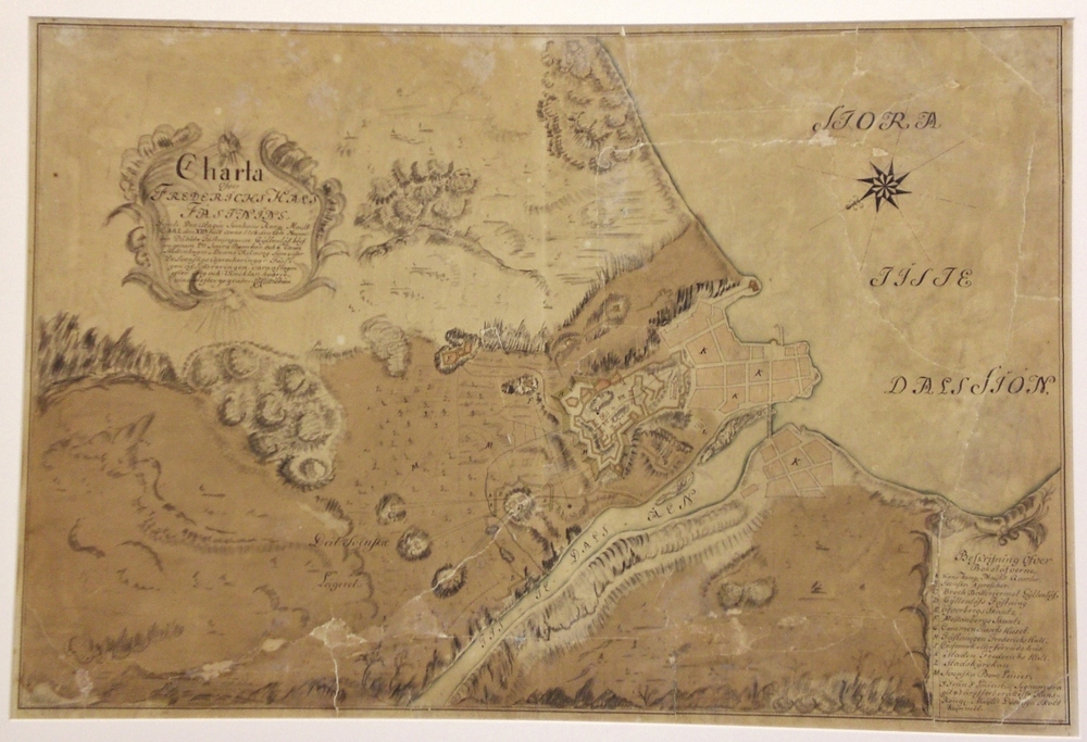 Hilleström, L.: Charta öfver FredericksHals Fästning jemte den Ataque som hans Kongl. Maijtt. Carl den XII hölt anno 1718 den 20nde November