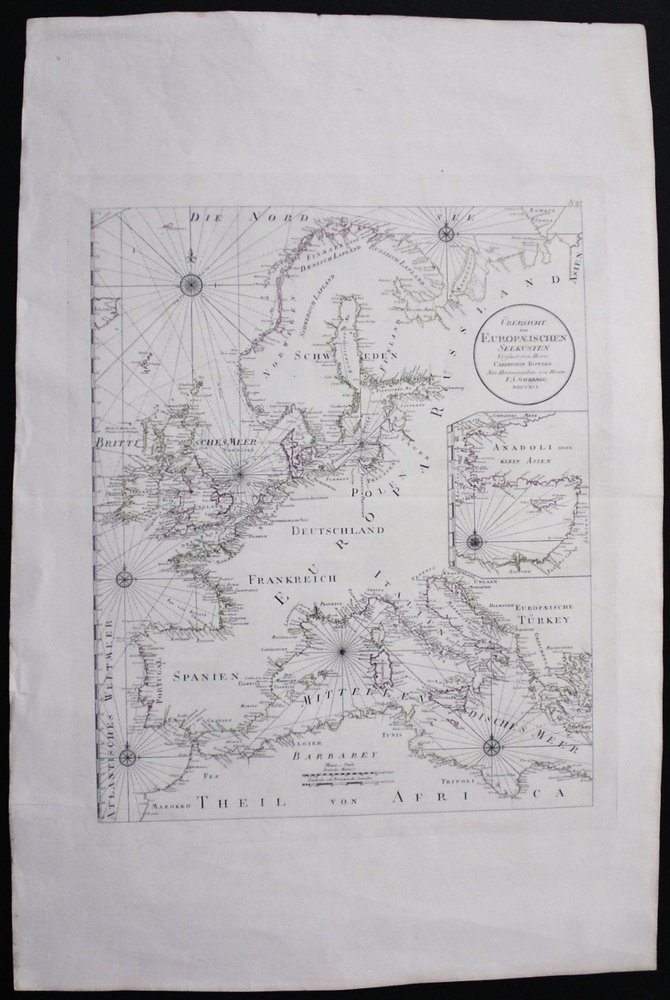 Bowles, Carington - Schraembl, F.A.: Ubersicht Europaeischen Seekusten