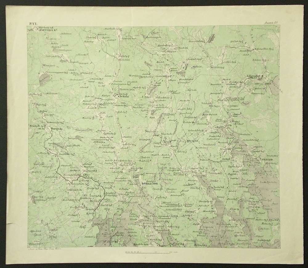 Mäntsälä - Borgå - Liljendal (1855)