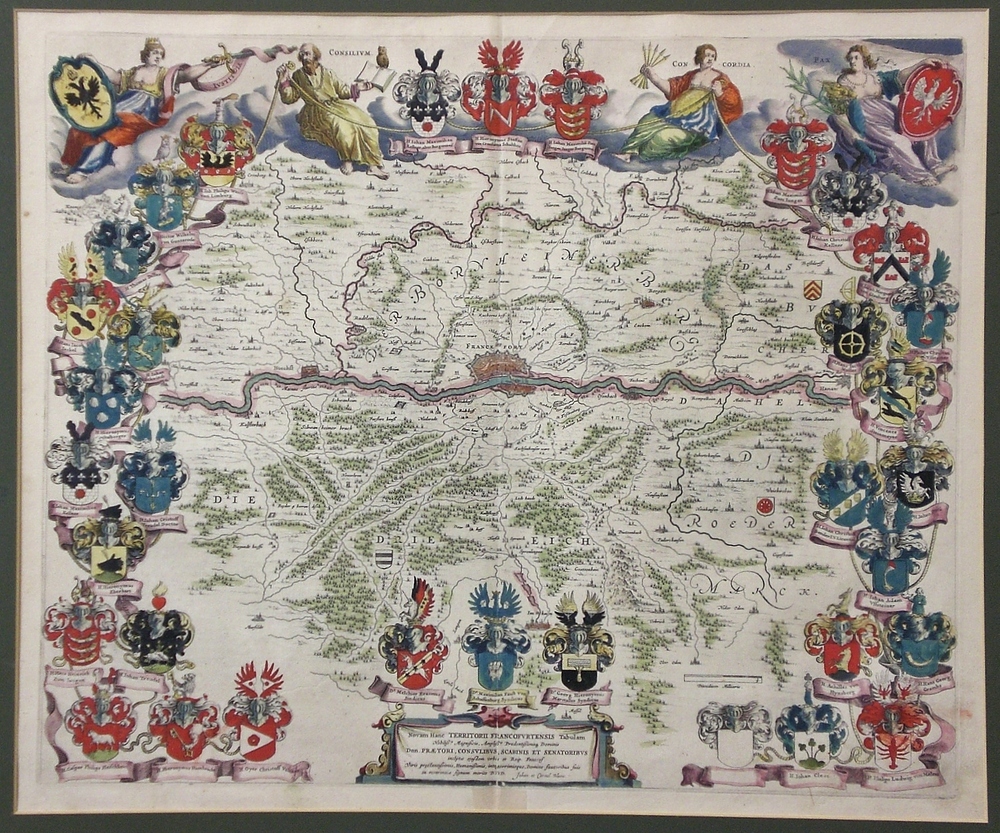 Blaeu, W.J.: Novam Hanc Territorii Francofurtensis Tabulum Nobilissis Magnificis