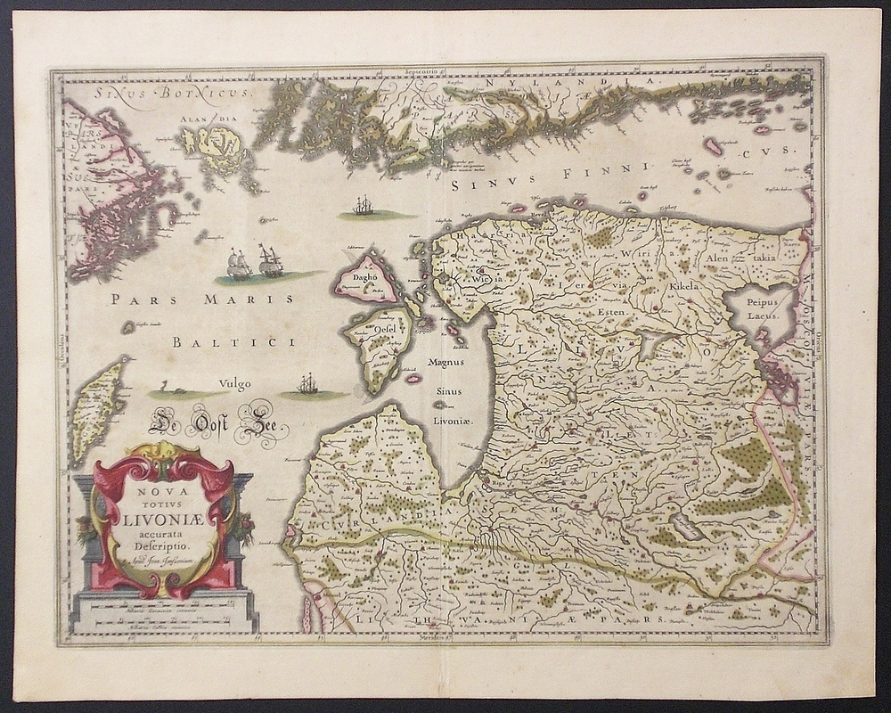 Janssonius, J.: Nova totius Livoniae accurata descriptio