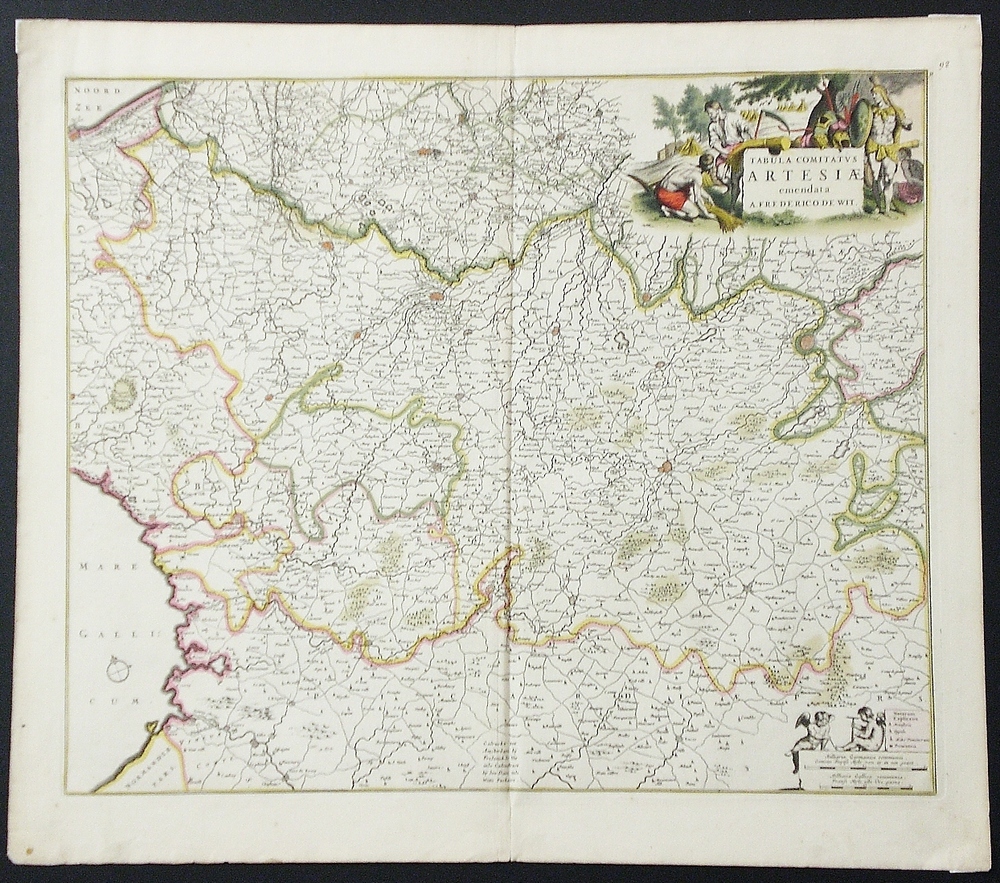 De Wit, Frederick: Tabula Comitatus Artesiae