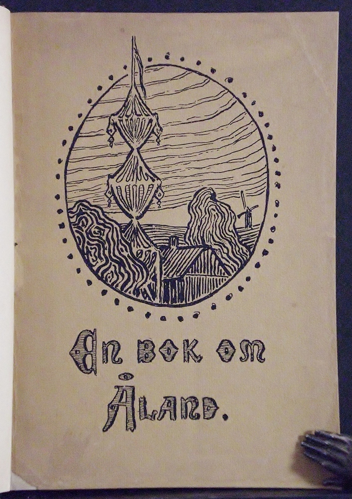 Tallqvist, Gösta - Fagerlund, L.W. - Sjöblom, Walter: En bok om Åland (Tallqvist). Anteckningar rörande samfärdseln emellan Sverige och Finland öfver Ålands haf och de åländska öarna ( Fagerlund). mariehmans stads historia 1861-1911. Första delen (Sjöblom)