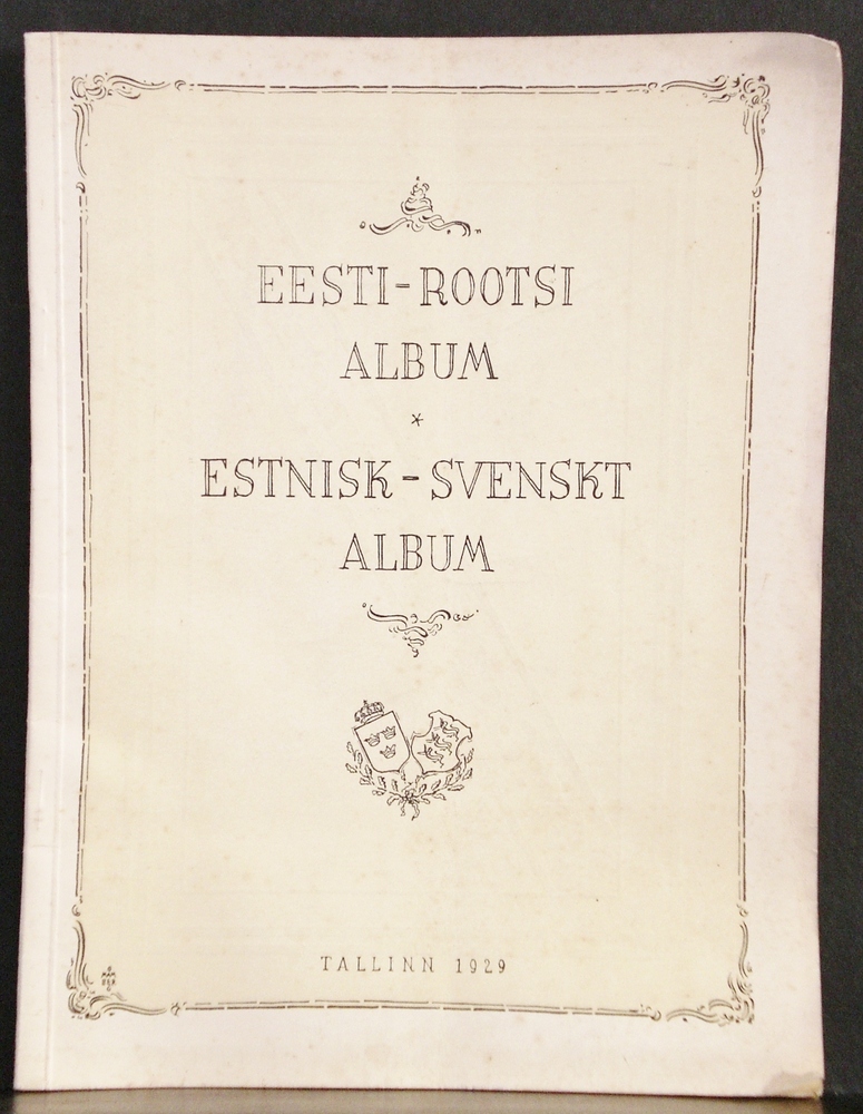 Eesti-Rootsi album. Estniskt-svenskt album (1929)