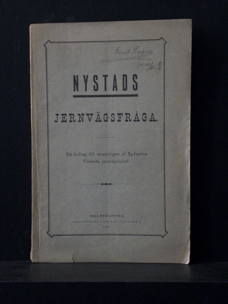 Nystads jernvägsfråga (1891)