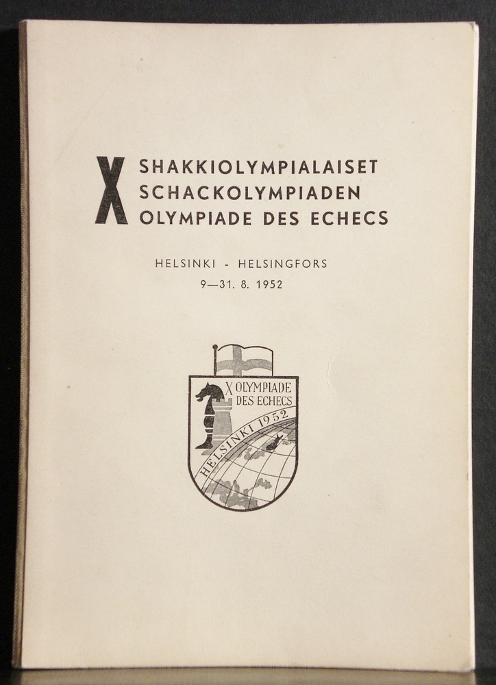 X shakkiolympialaiset nro 1-6 : Helsinki 9. - 31.8.1952