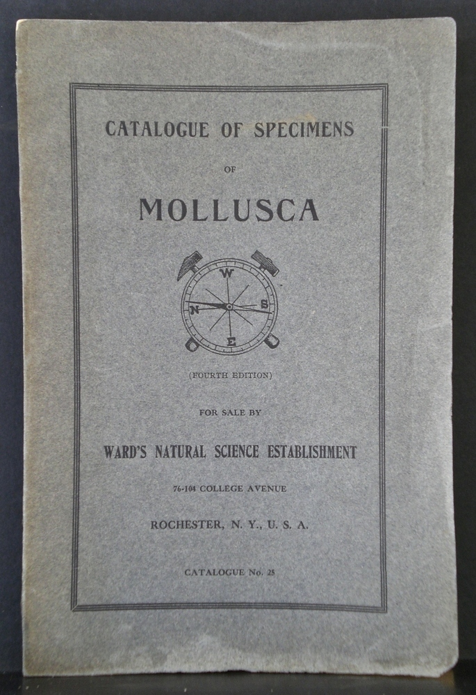 Catalogue of Specimens of Mollusca for sale by Ward's Natural Science Establishment.