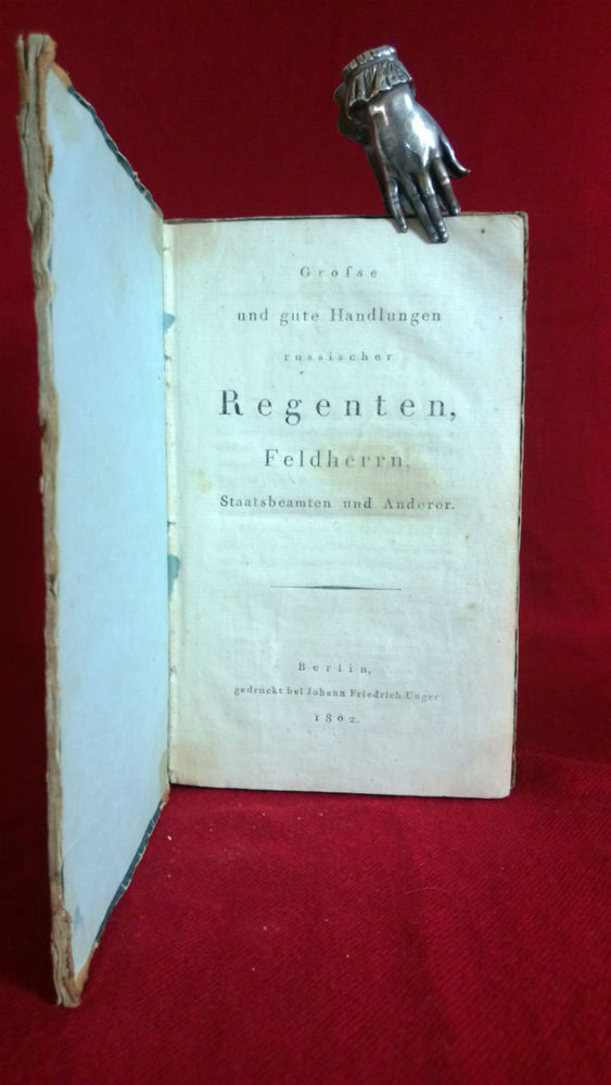 Grosse und gute Handlungen russischer Regenten, Feldherrn, Staatsbeamten und Anderer - Venäjän historia ja maantiede