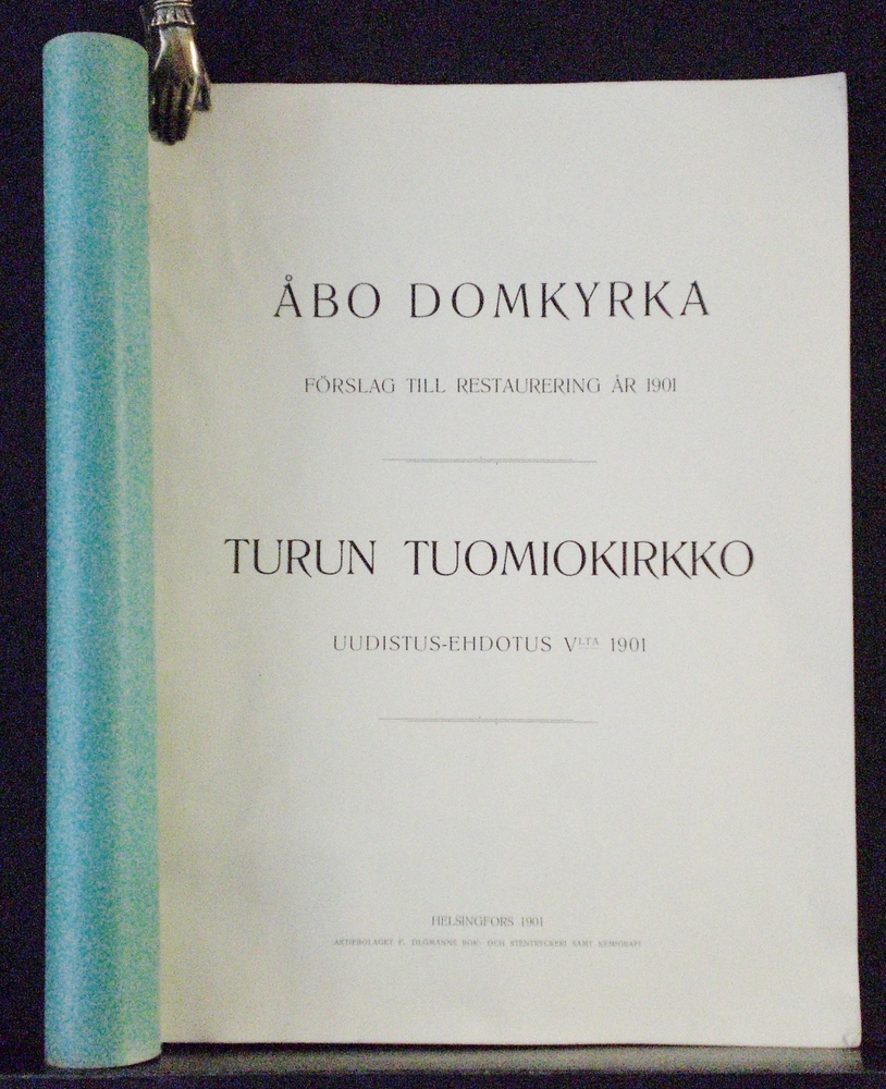 Åbo Domkyrka. Förslag till restaurering år 1901. Turun Tuomiokirkko. Uudistus-ehdotus vuodelta 1901