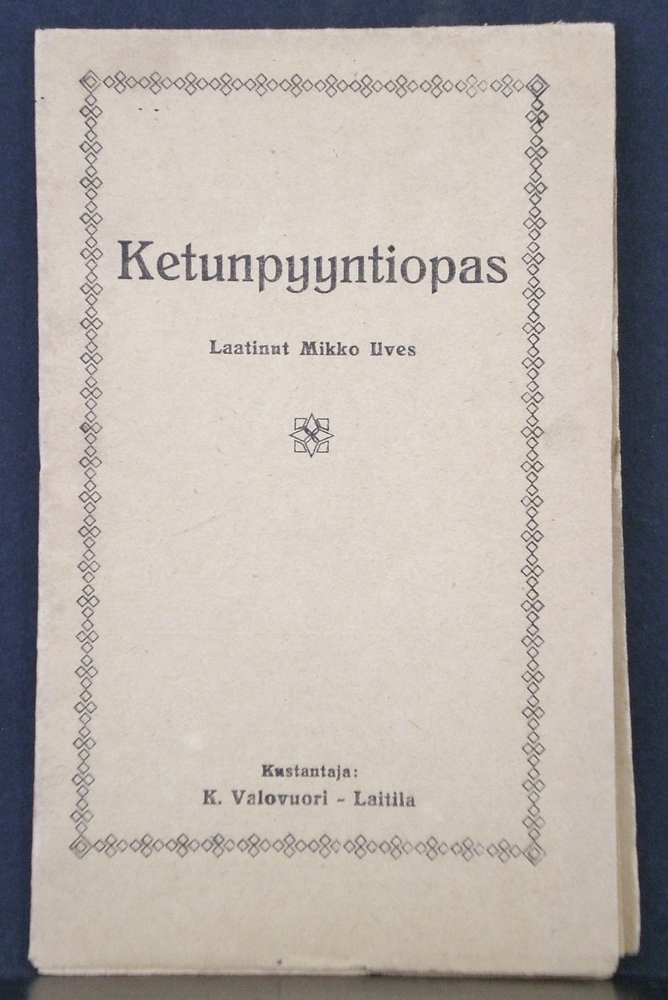 Mikko Ilves Ketunpyyntiopas (1922).