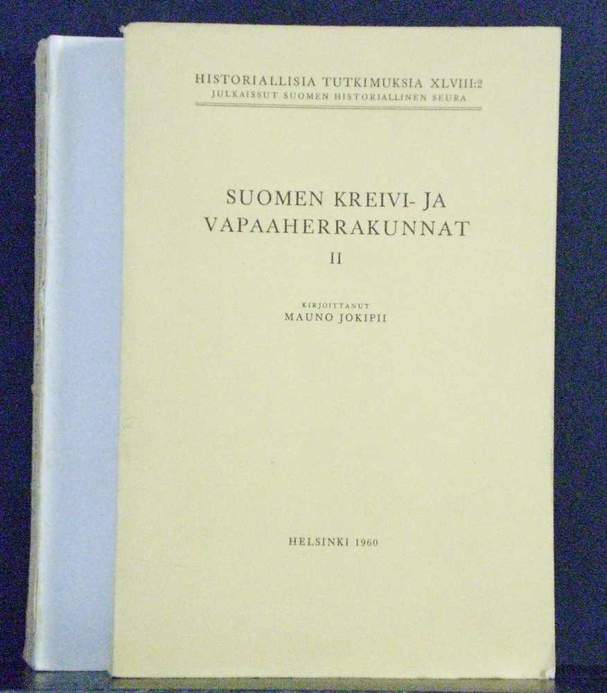 Mauno Jokipii Suomen kreivi- ja vapaaherrakunnat I-II