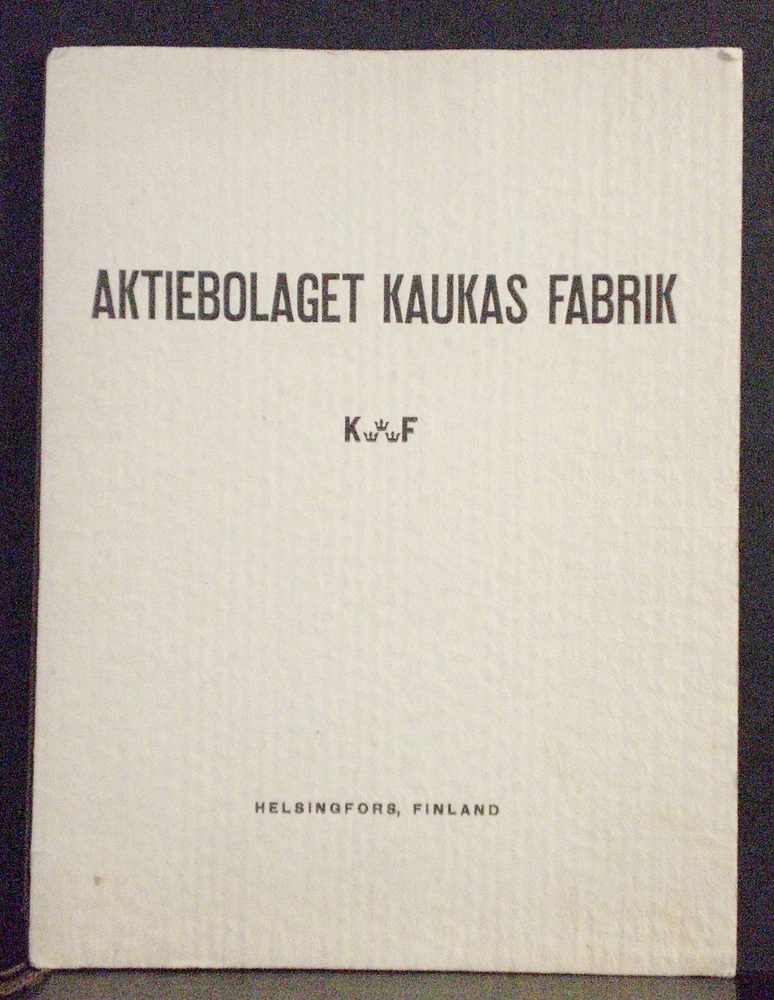 Aktiebolaget Kaukas fabrik (1929)