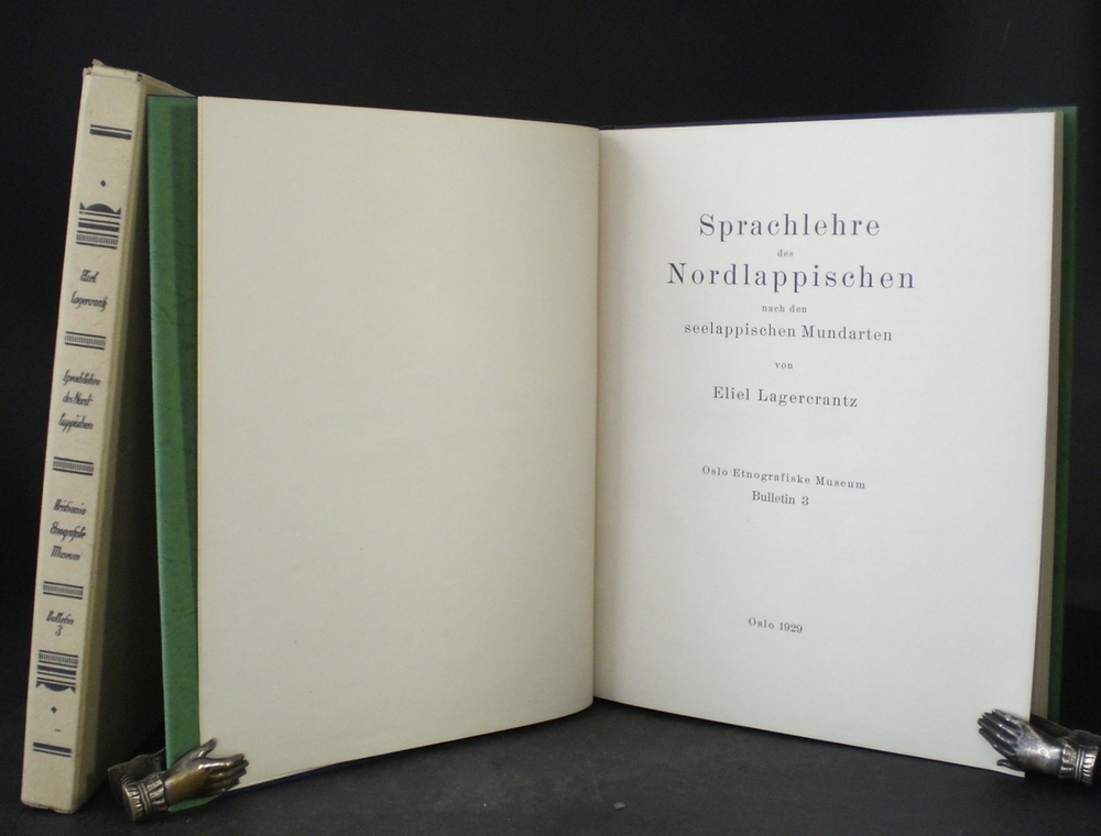 Sprachlehre des Nordlappischen nach den seelappischen Mundarten