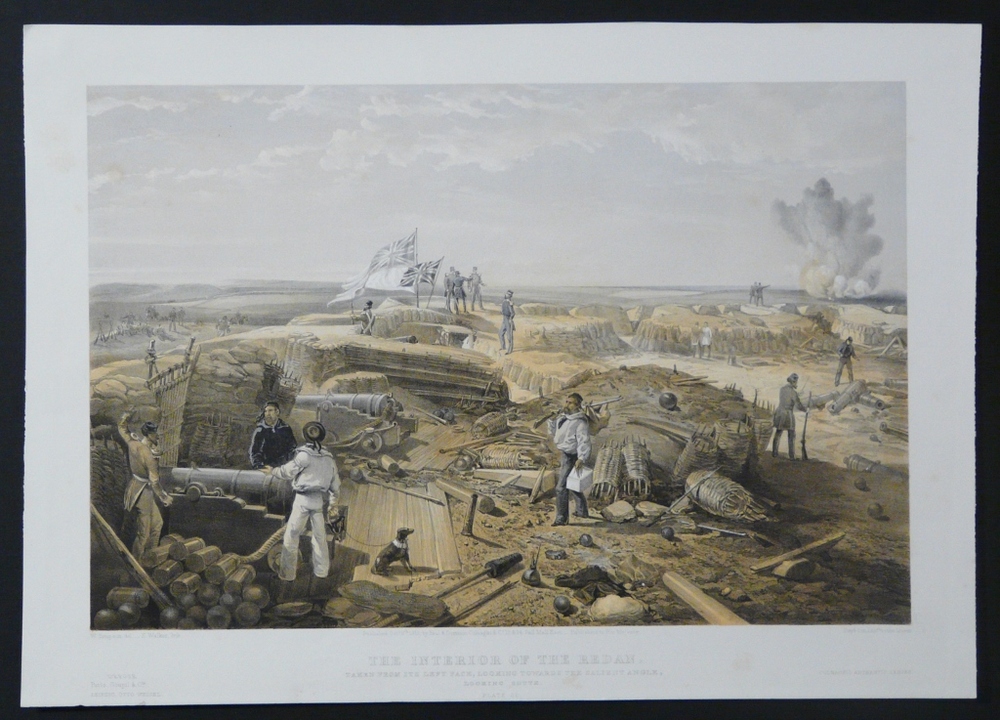 Simpson, W. - Walker, E.: The interior of the Redan. Taken from the left face, looking towards the salient angle, looking south