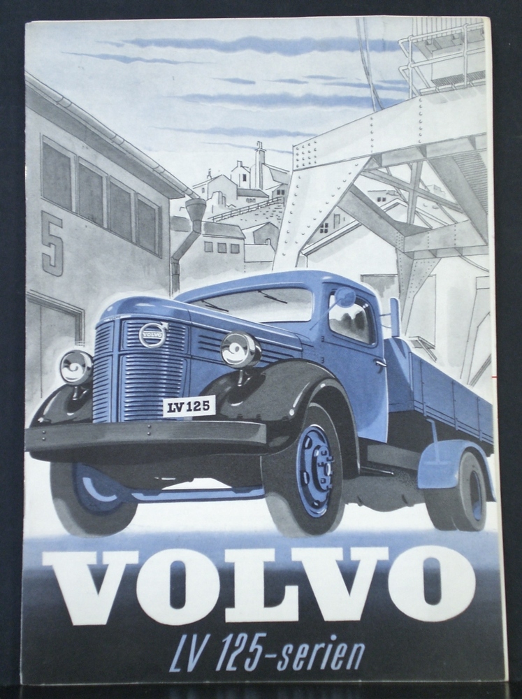 Volvo LV 125 lastbil brochyr (1947)