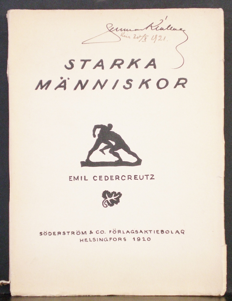 Emil Cedercreutz Starka människor (1920)