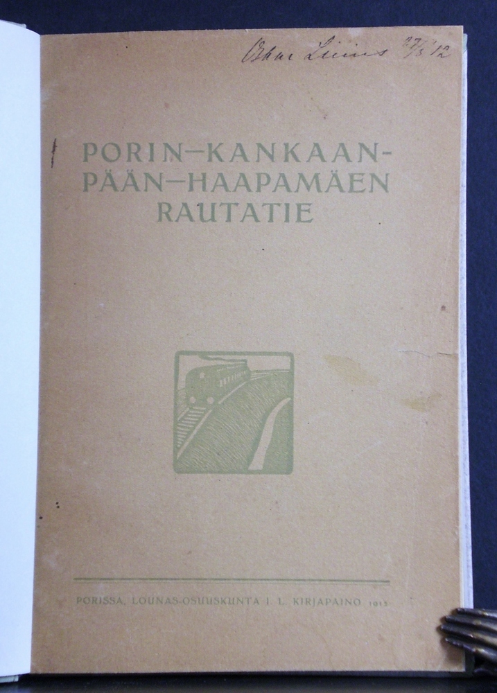 Porin - Kankaanpään - Haapamäen rautatie (1912)
