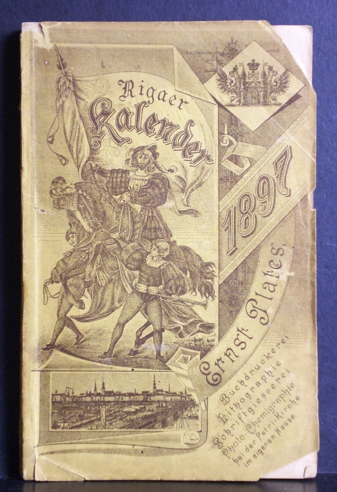 Rigaer Kalender auf das Jahr nacht Christi Geburt 1897