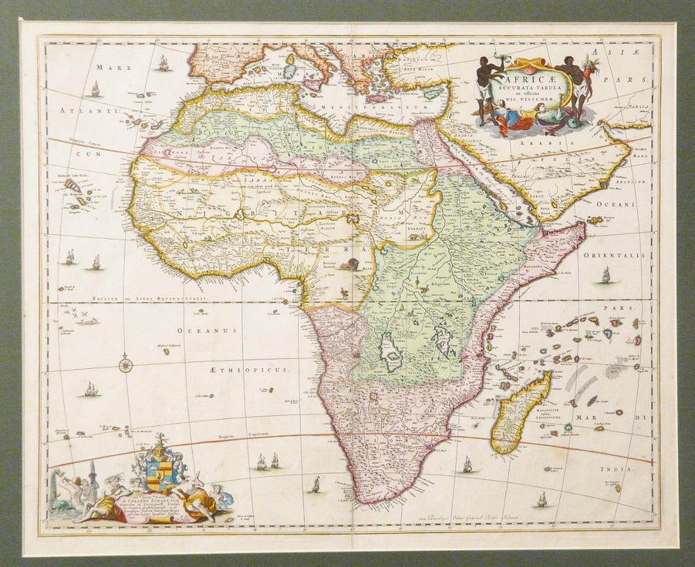 Africae Accurata Tabula ex officina Nic. Visscher