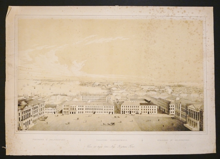 Swertschkoff: Panorama d'Helsingfors. Панорама Гельсингфорса. Panorama af Helsingfors