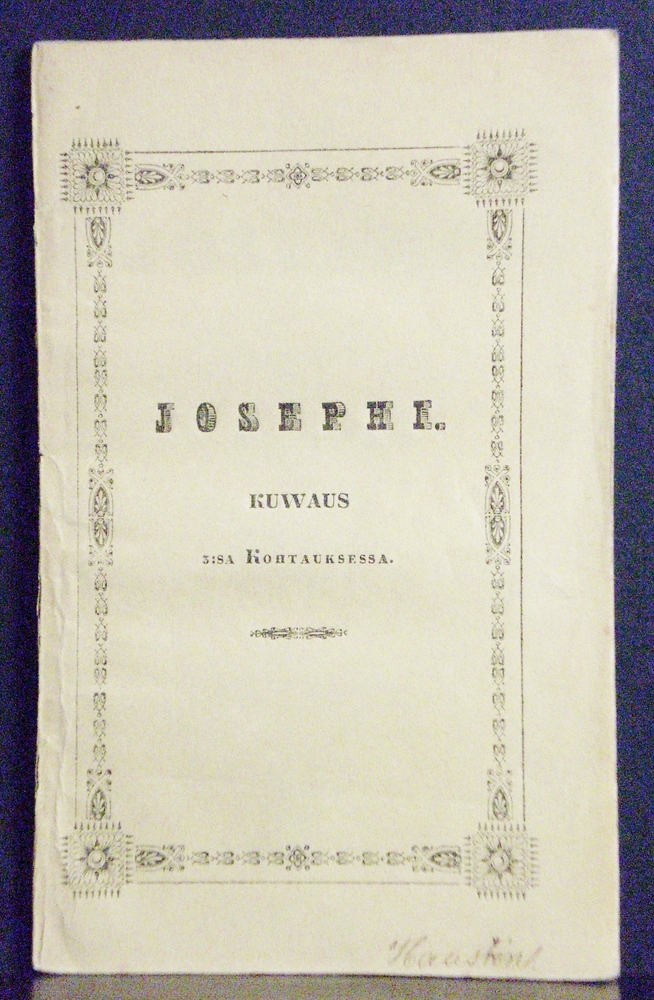 Jakob Fredrik Lagerwall Josephi (1847)