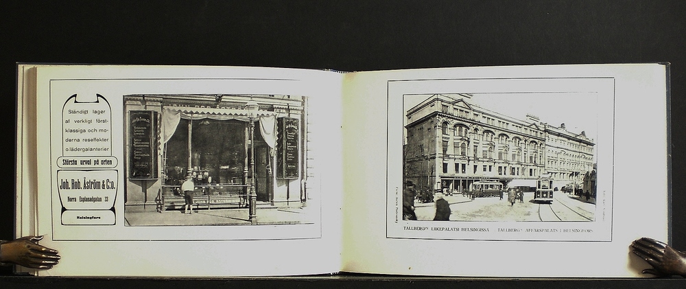 Länsi Suomi - Vestra Finland. Helsinki - Helsingfors. Itä Suomi - Östra Finland. Pohjois Suomi - Norra Finland. 1910-1911. Kuvitettu-illustreradt