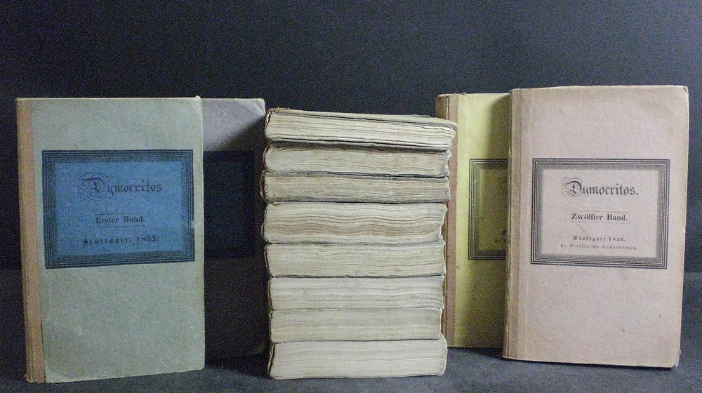 Weber, Carl Julius: Dymocritos oder hinterlassene Papiere eines lachenden Philosophen. I-XII