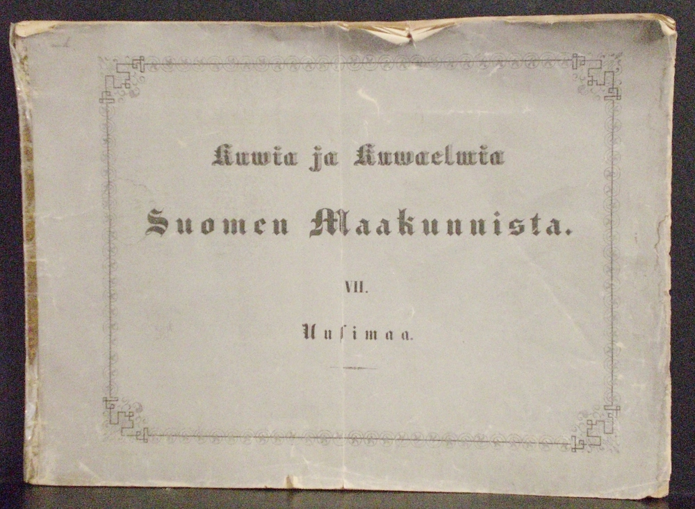 Lindgren, A.W.: Kuwia ja kuwaelmia Suomen Maakunnista. VII. Uusimaa