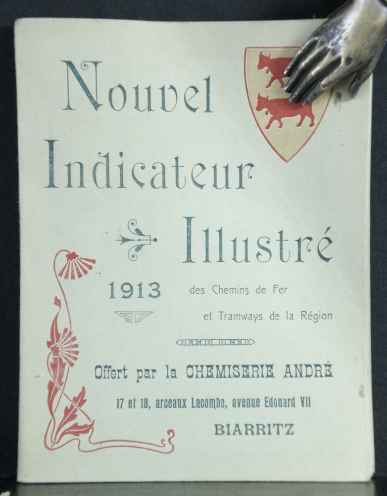 Nouvel Indicateur Illustré des Chemins de Fer et Tramways de la Région 1913