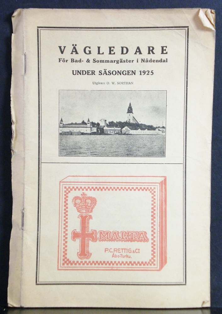 Naantali - Nådendal: Vägledare för bad- och sommargäster i Nådendal under säsongen 1925 - kaupungit