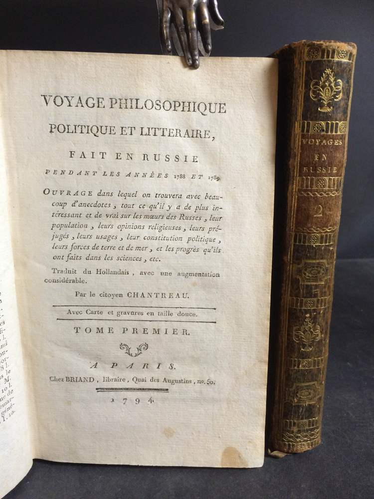 Chanterau: Voyage philosophique, politique et litteraire, fait en Russie - Venäjän historia ja maantiede