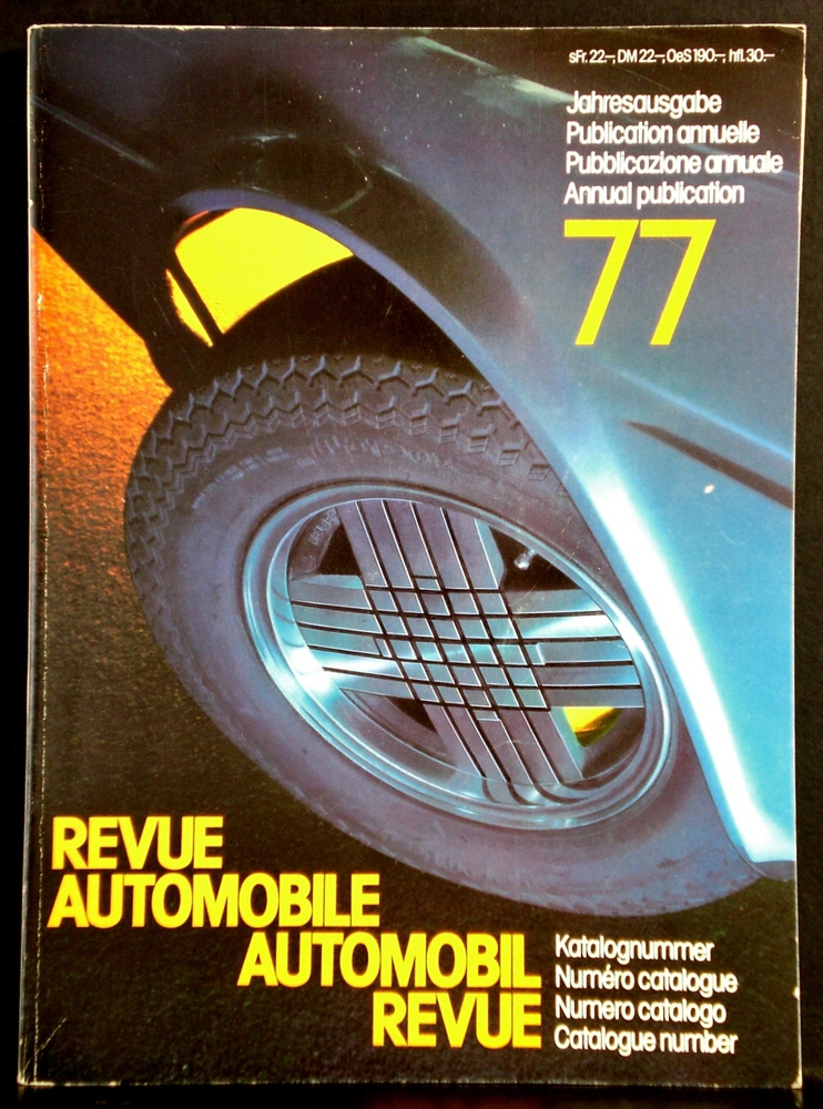 Automobile Revue. Revue Automobile 1972