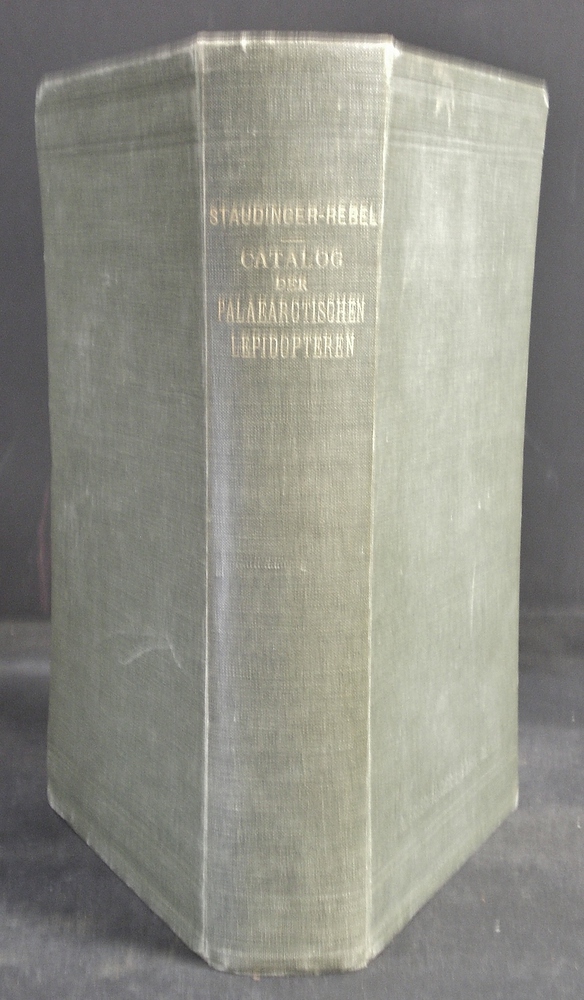 STAUDINGER Catalog der Lepidopteren des palaearctischen Faunengebietes I-II