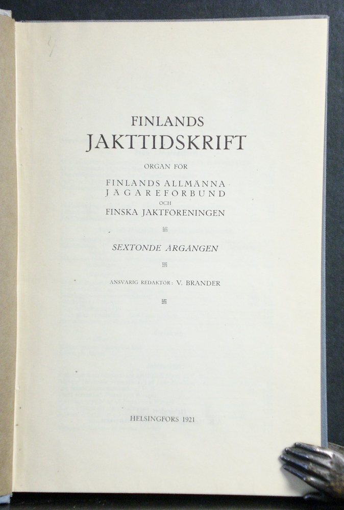 Finlands Jakttidskrift (1921)