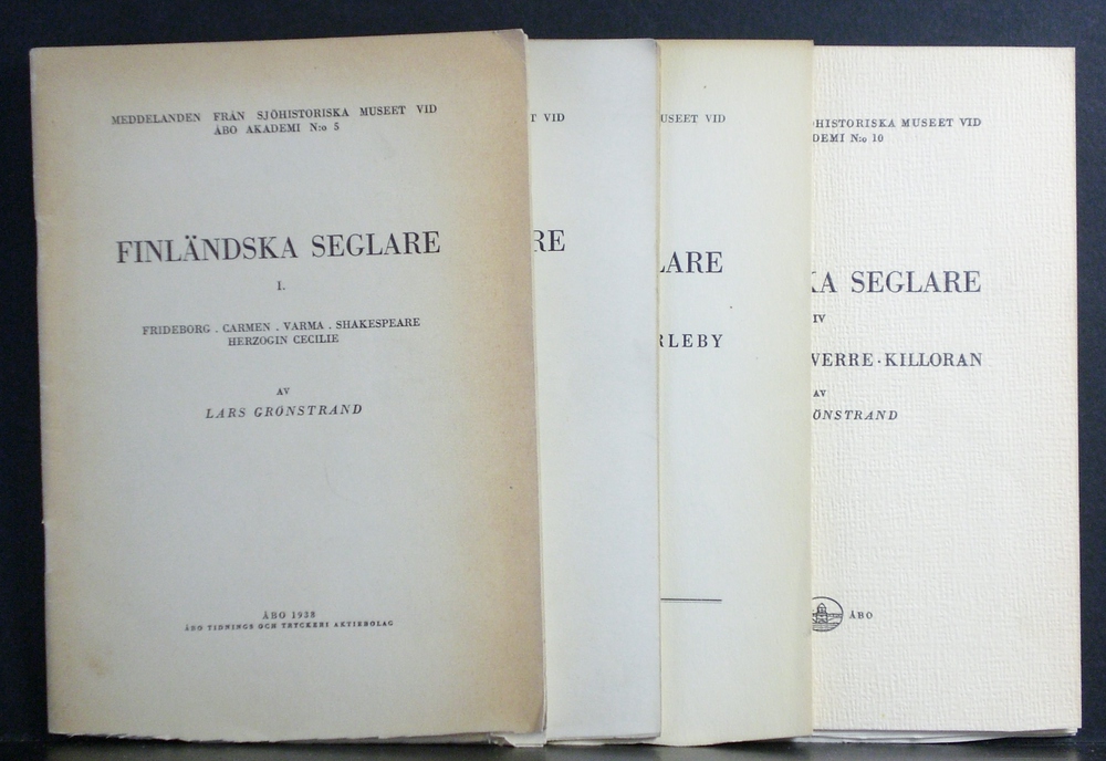 Lars Grönstrand Finländska seglare I-IV (1938)