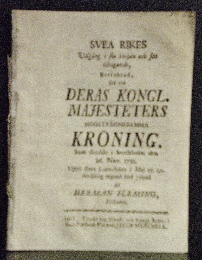 Svea rikes välgång i sin början och sitt tiltagande (1751)
