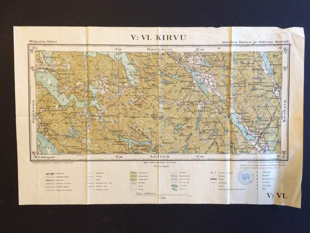 Kirvu. Jääsken, Kirvun ja Antrean kunnat (1931)