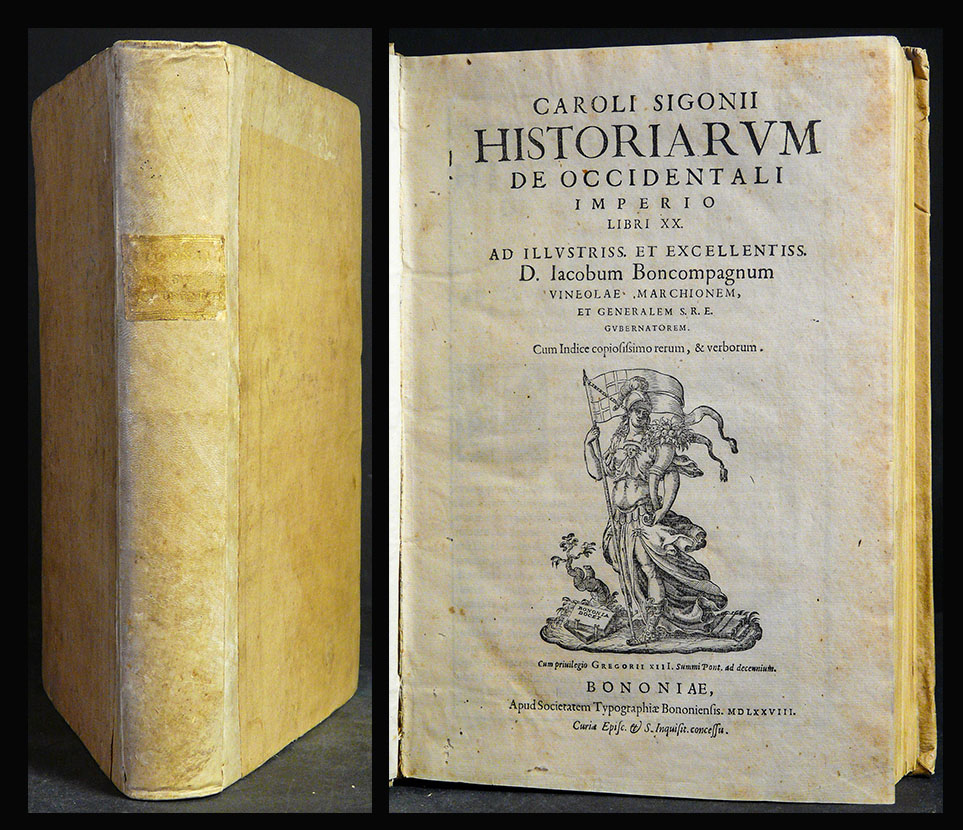 Caroli Sigonii Historiarum De Occidentali Imperio Libri XX (1578)