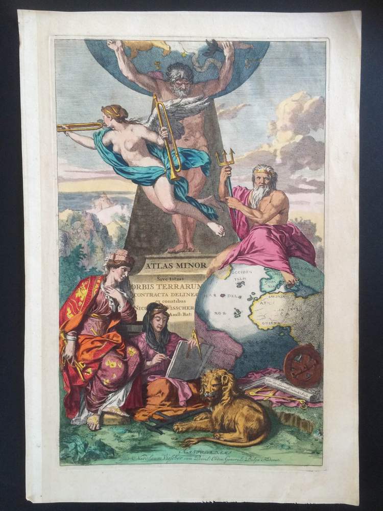Visscher, N.: Atlas Minor sive totius Orbis Terrarum (title page)