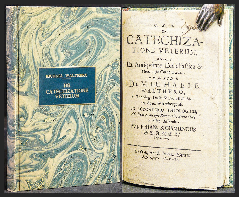 De catechizatione veterum, maxime ex antiquitate ecclesiastica et theologia catechetica