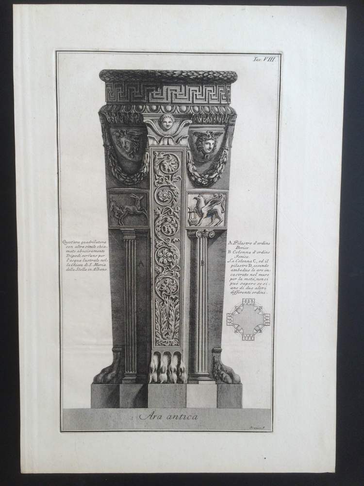 Piranesi, Giovanni Battista: Ara antica