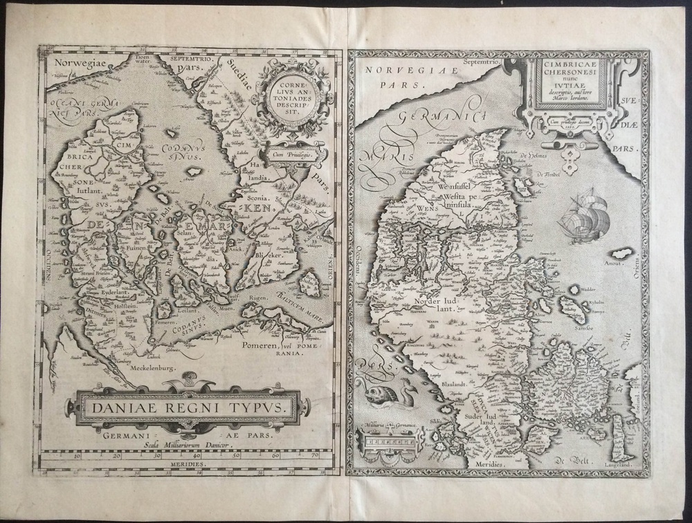 Ortelius, Abraham: Daniae Regni Typus