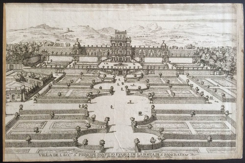 Barrière, Dominique: Villa de l'Ecc. S. Principe Panfilio fuora de la porta di S. Pancratio (La villa Doria Pamphilj)