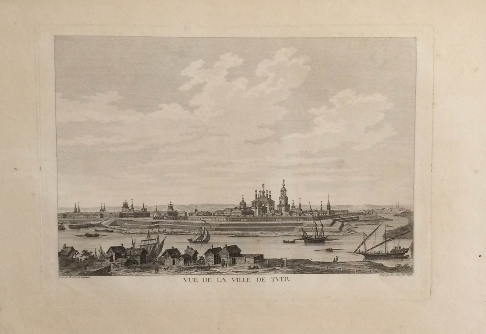 de Lespinasse, N. L.: Vue de la ville de Tver