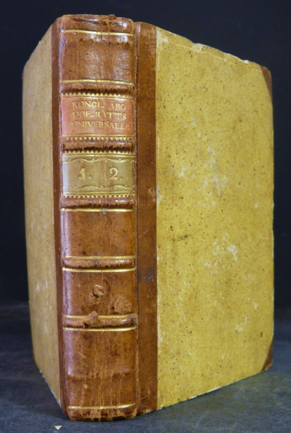 Kongl. Åbo Hof-Rätts Universaler I-II (1764)