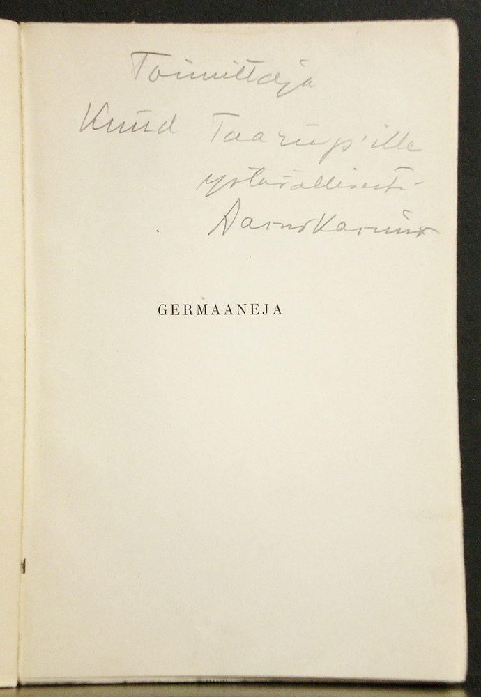 Aarno Karimo Germaaneja (1930)