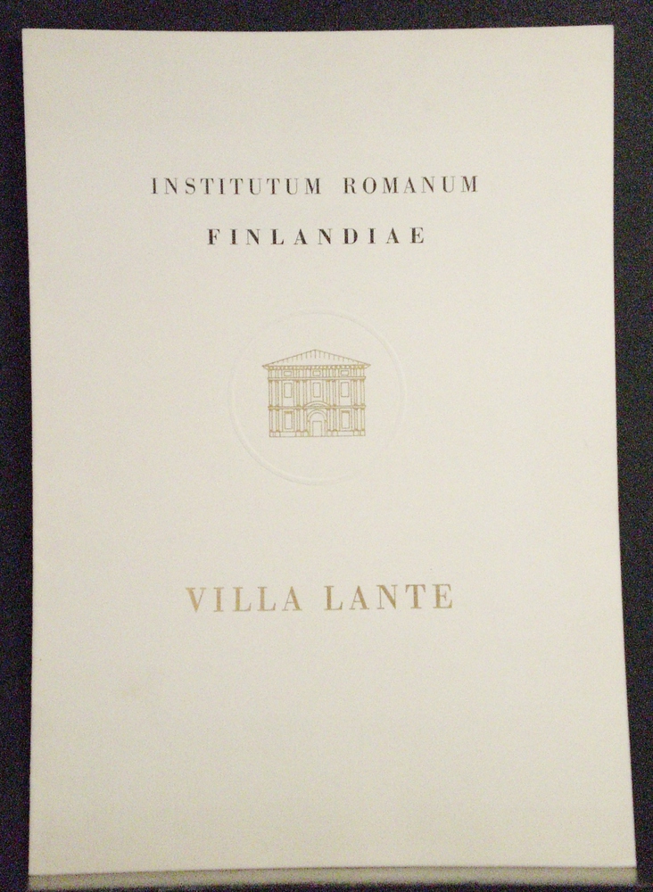 Villa Lante avajaiskutsu 1954