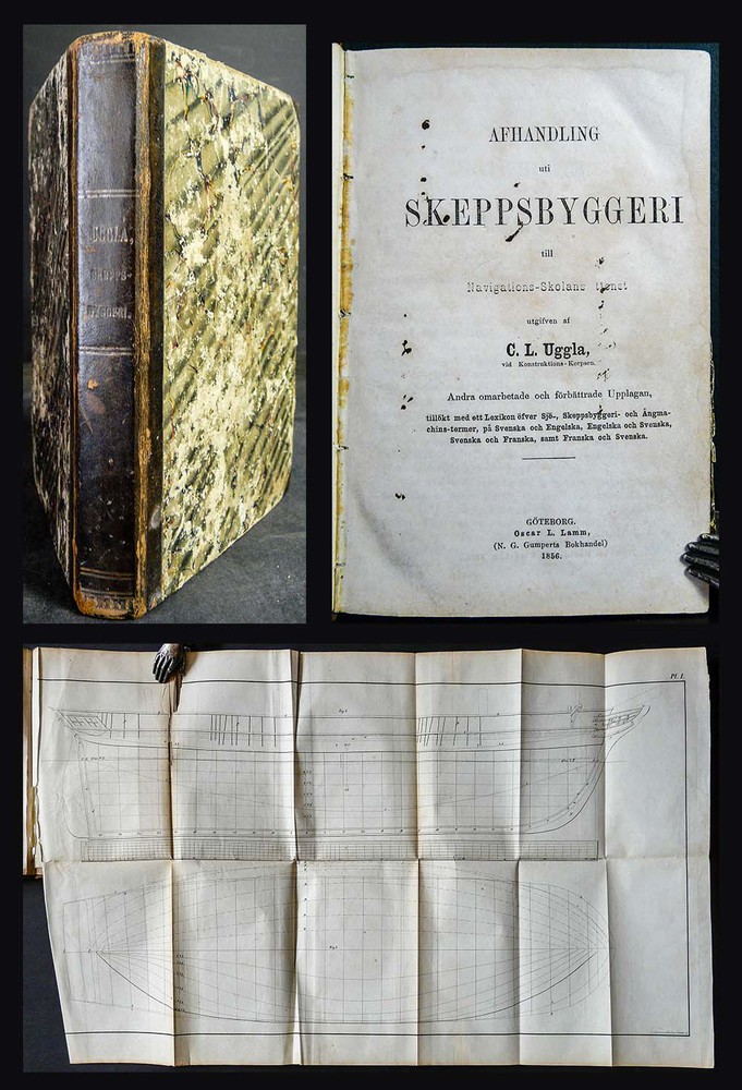 C. L. Uggla Afhandling uti skeppsbyggeri till Navigations-Skolans tjenst (1856)