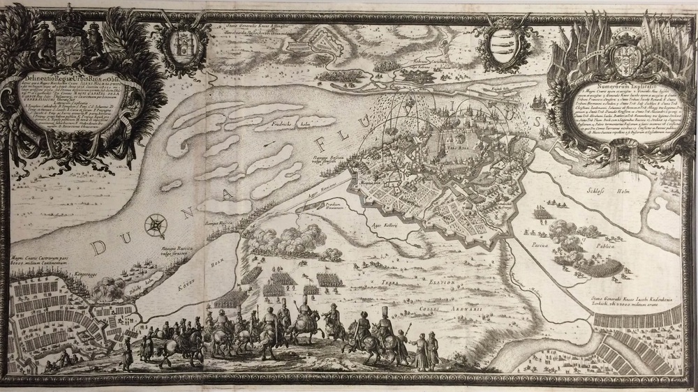 Pufendorf: Delineatio Regiae urbis Riga...